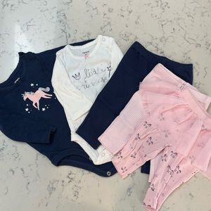Carter’s “Little Princess” Unicorn Leggings and Onesie Set